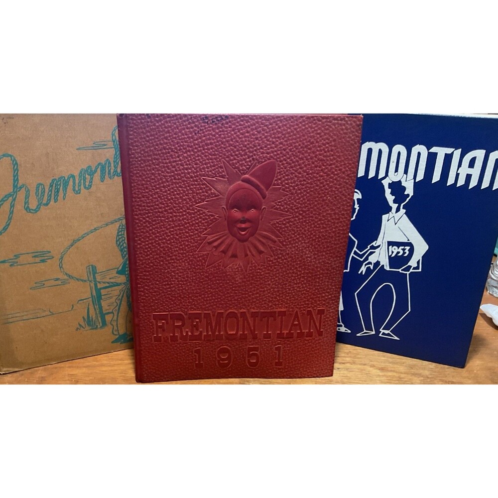 Yearbooks 1951, 1952, 1953 John C Fremont High School Los Angeles “Fremontian”
